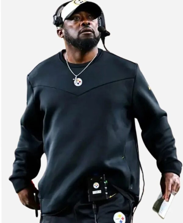 Mike Tomlin Steelers Pullover Sweatshirt front