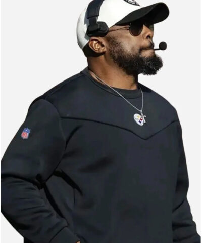 Mike Tomlin Steelers Pullover Sweatshirt side
