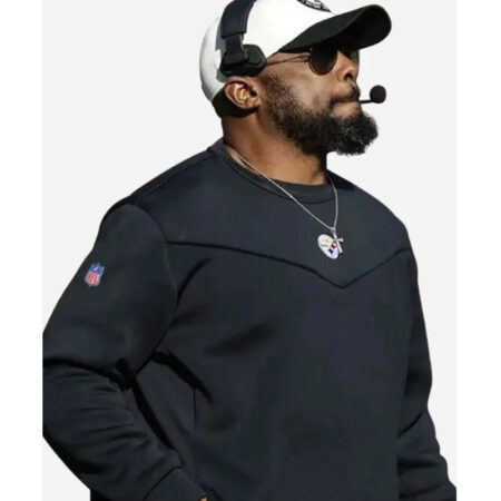 Mike Tomlin Steelers Pullover Sweatshirt side
