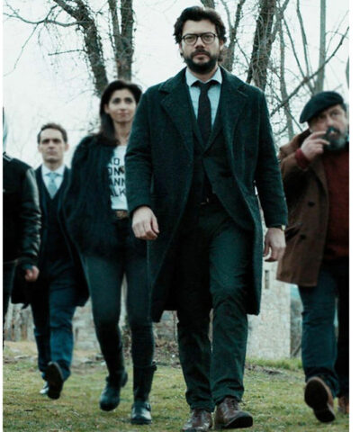Money Heist El Professor Wool Coat1