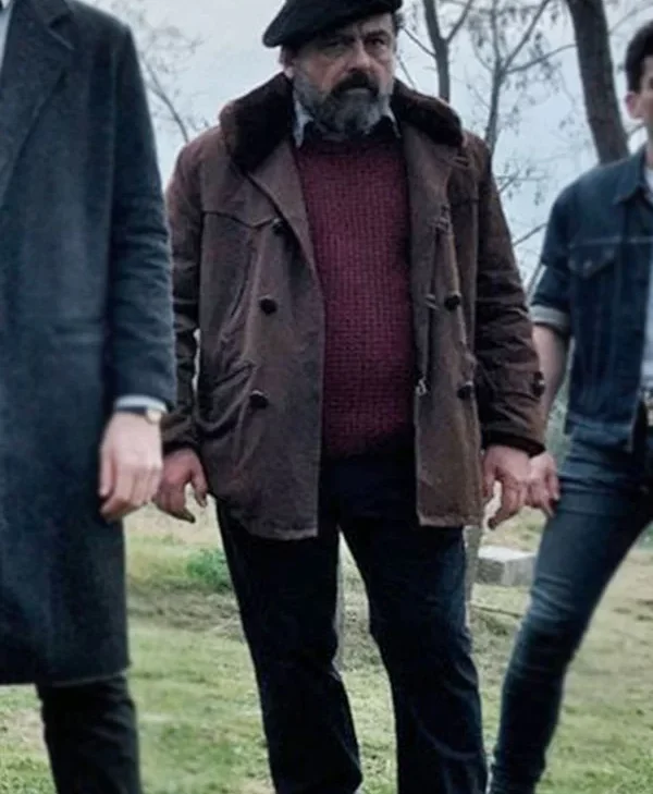 Money Heist Moscu Brown Coat