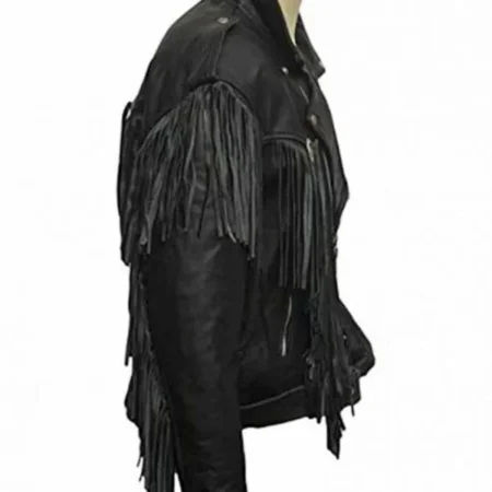 Money Heist Nairobi Fringe Leather Jacket 2