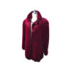 Money Heist Nairobi Shearling Maroon Jacket front1