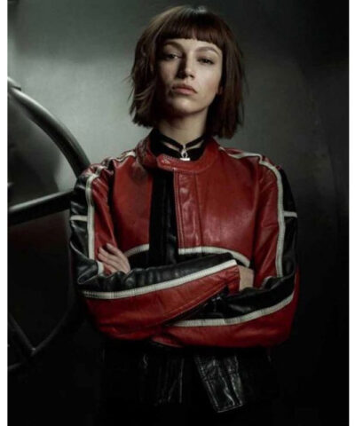 Money Heist Tokyo Leather Jacket front