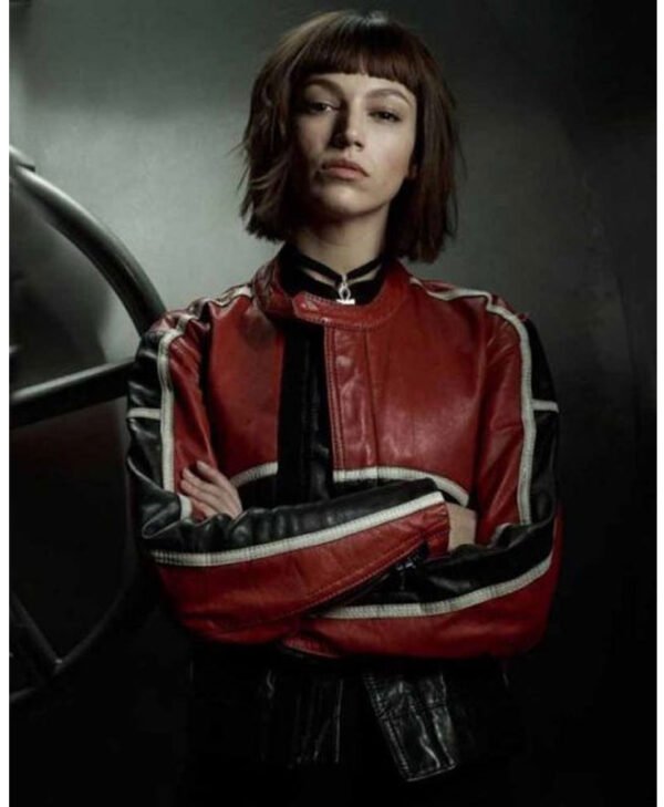 Money Heist Tokyo Leather Jacket front