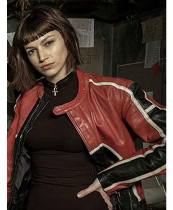 Money Heist Tokyo Leather Jacket front1