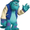 Monsters University Varsity Jacket Blue and White Letterman Jacket