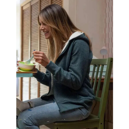 Morgan High Potential Grey Hooded Jacket side