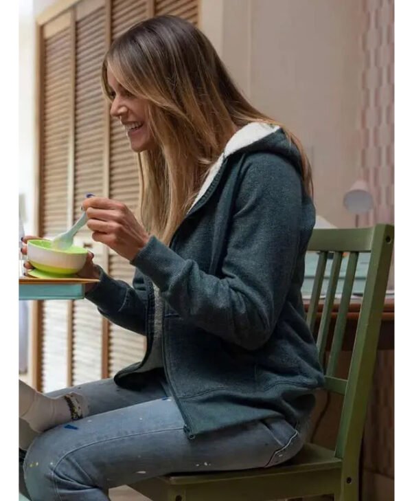 Morgan High Potential Grey Hooded Jacket side