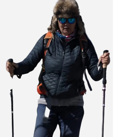 Mountain Queen the Summits of Lhakpa Sherpa Grey Jacket front