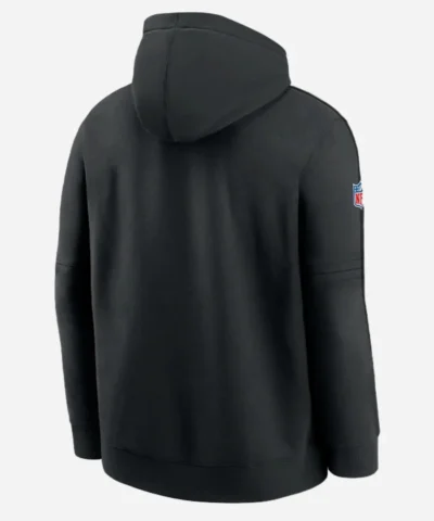 NFL 2024 New Orleans Saints Nike Black Crucial Catch Club Pullover Hoodie