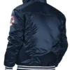 NY Yankees Bomber Blue Satin Jacket Back 600x729 1