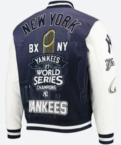 New York Yankees World Series Championship Jacket Back Image