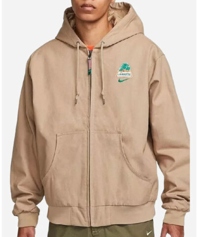 Nike SB x Jarritos Brown Fleece Brown Hoodie front 1