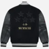OVO X Sotto Sotto 30th Anniversary Black Grey Varsity Jacket For Unisex