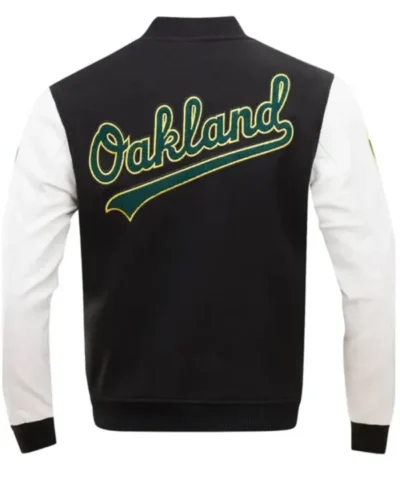Oakland Athletics Classic Letterman Varsity Jacket Back 600x729 1