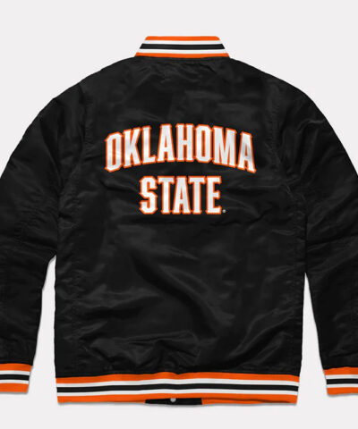 Oklahoma State Cowboys Script Jacket back