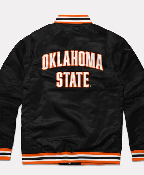 Oklahoma State Cowboys Script Jacket back