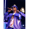 Olympics Snoop Dogg Purple Jacket front