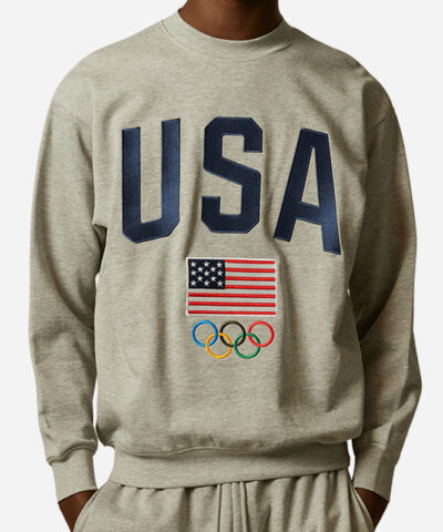 Olympics Team USA Grey Sweatshirt front