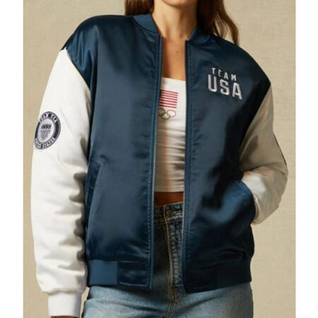 Olympics Team USA Varsity Jacket front