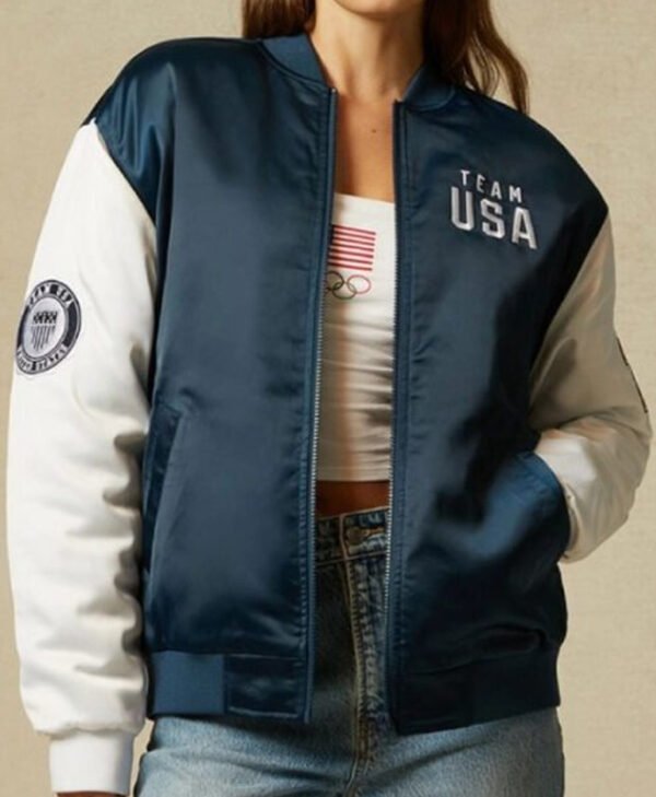 Olympics Team USA Varsity Jacket front