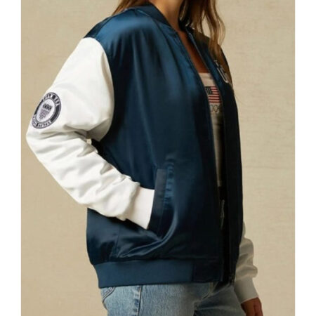 Olympics Team USA Varsity Jacket side