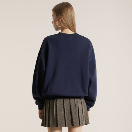 Oversized Navy Blue Sweatshirt back