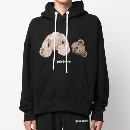 Palm Angels Bear Hoodie front1
