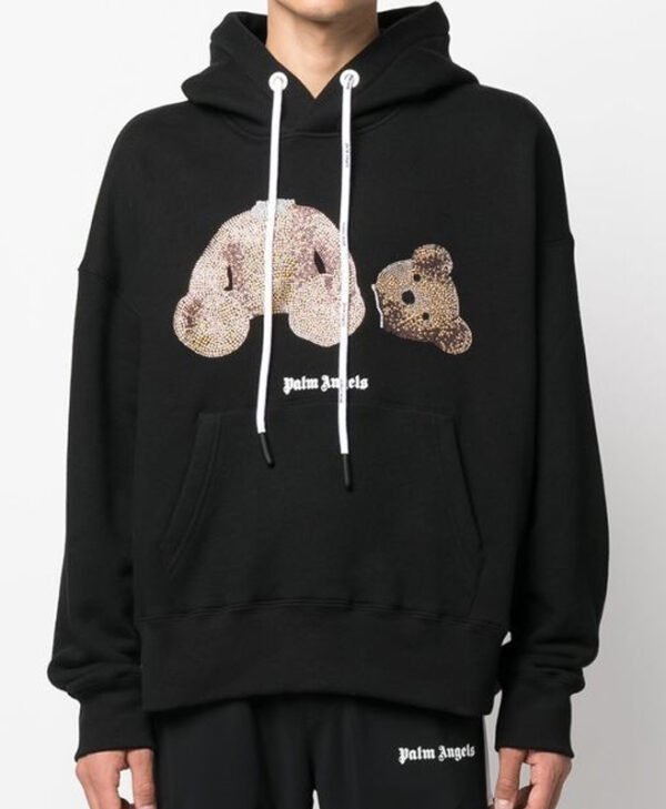 Palm Angels Bear Hoodie front1
