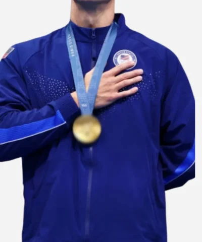 Paris Olympics 2024 Team USA Blue Tracksuit For Unisex