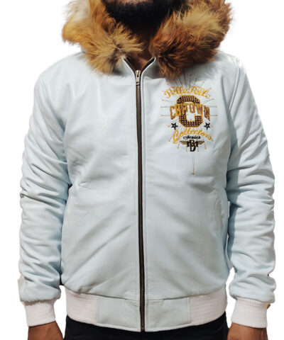 Pelle Pelle Chi Town White Leather Jacket1  68818