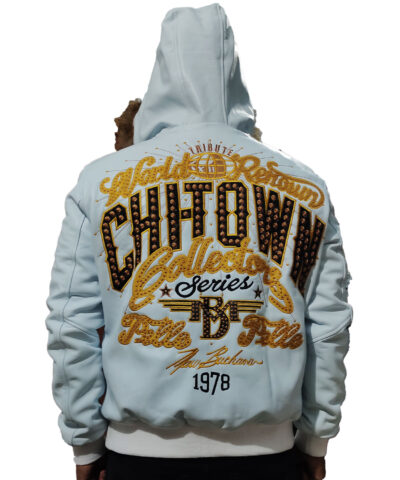 Pelle Pelle Chi Town White Leather Jacket  57858