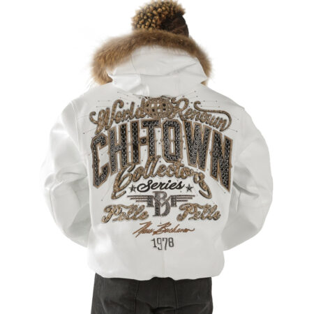 Pelle Pelle Chi Town White Leather Jacket 2 93843