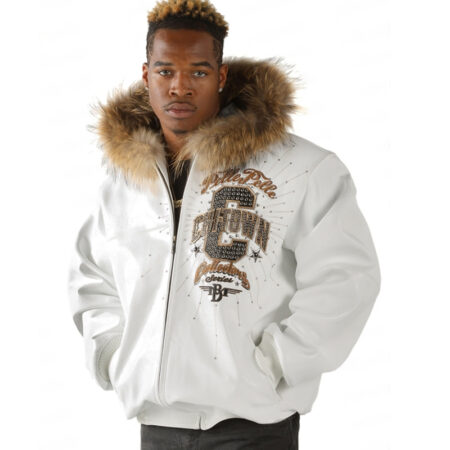 Pelle Pelle Chi Town White Leather Jacket 3 11924