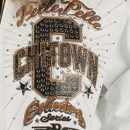 Pelle Pelle Chi Town White Leather Jacket 4 70124