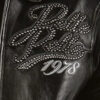 Pelle Pelle Exotic Ghost Black Bomber Leather Jacket 3  28198