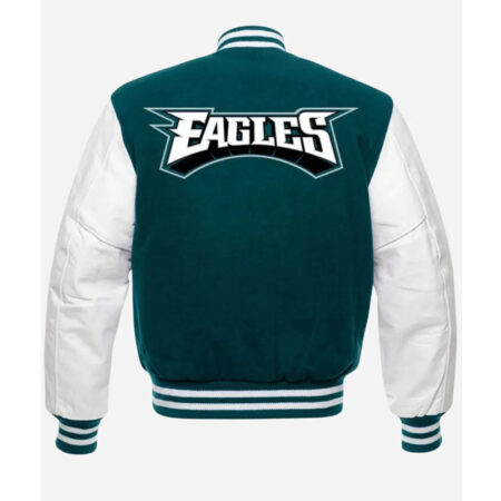 Philadelphia Eagles Letterman Varsity Jacket back