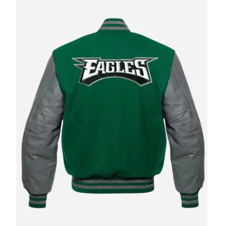 Philadelphia Eagles Letterman Varsity Jacket back1