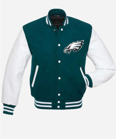 Philadelphia Eagles Letterman Varsity Jacket front