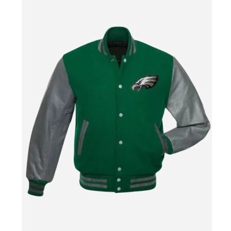 Philadelphia Eagles Letterman Varsity Jacket front1