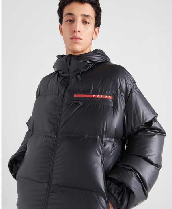 Prada Hooded Puffer Jacket front1