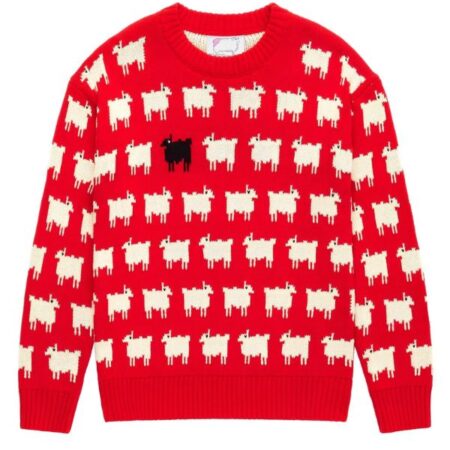 Princess Diana Black Sheep Sweater 1