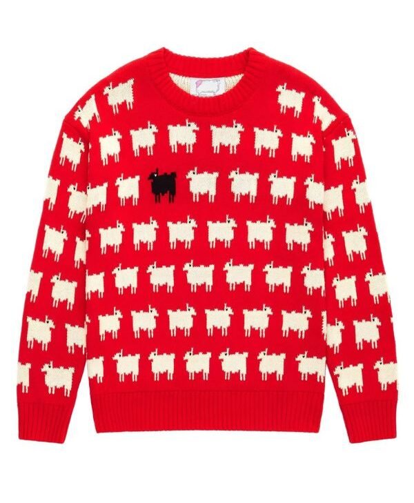 Princess Diana Black Sheep Sweater 1