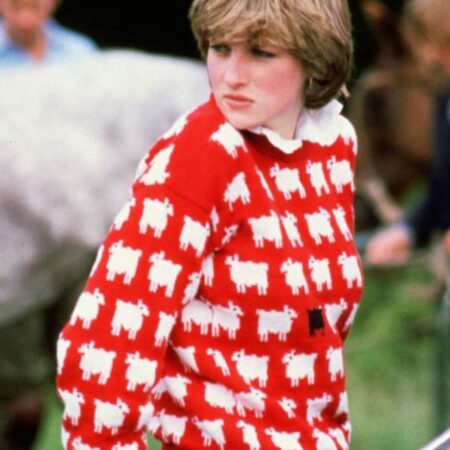Princess Diana Black Sheep Sweater 4