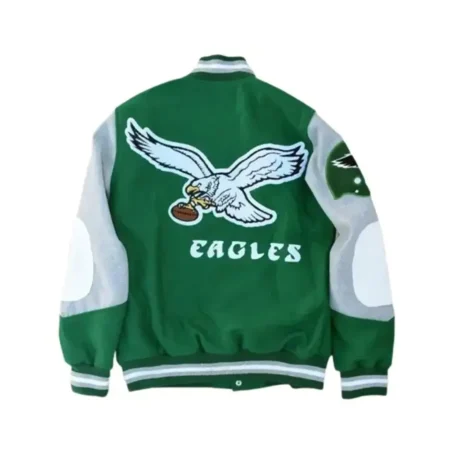 Princess Diana Philadelphia Eagles Varsity Jacket 3