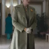 Principal Larissa Weems Wednedsay 2022 Gwendoline Christie Green Coat