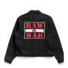 Raw is War Black Denim Jacket back