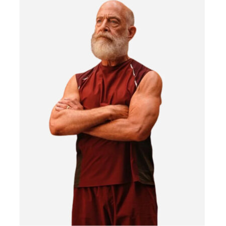 Red One J K Simmons Red Tracksuit front1