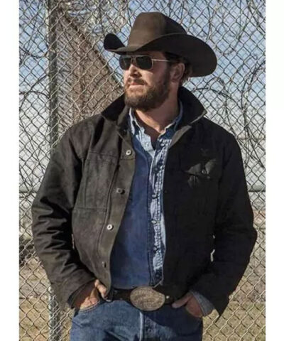 Rip Wheeler Yellowstone Black Jacket front 1